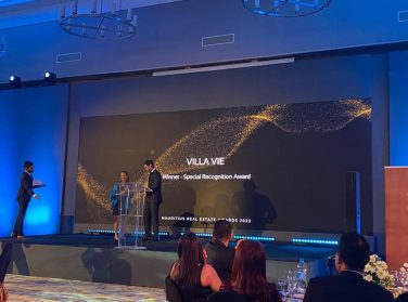 Villa Vie shines at the Mauritius Real Estate Awards 2023